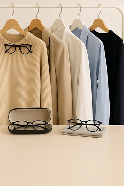 Comment créer une garde-robe avec des lunettes coordonnées