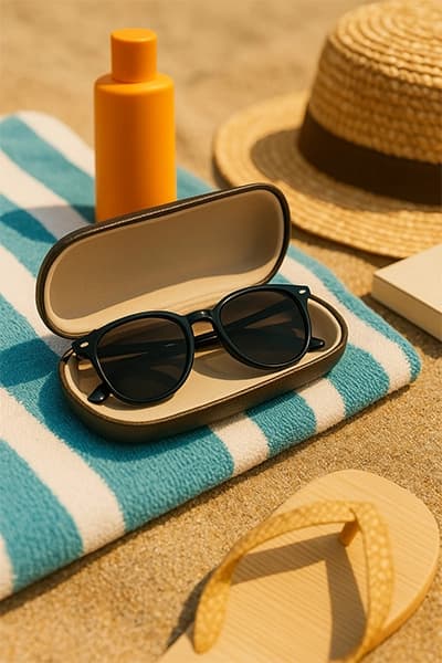 Comment bien conserver vos lunettes en été