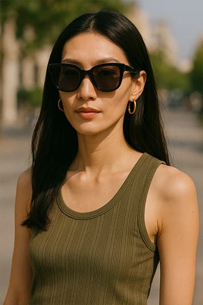 Les meilleurs lunettes pour mettre en valeur un visage allongé - Centro Ottico Rizzo