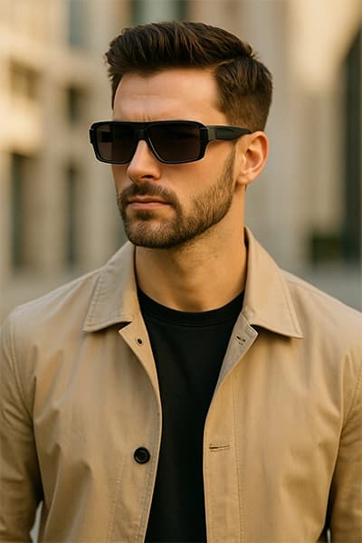 Lunettes de soleil homme 2025 : tendances, modèles et conseils