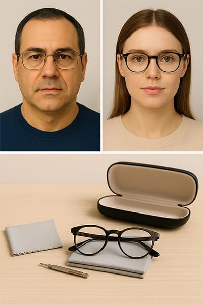Lunettes pour nez large ou étroit : guide pratique pour le montage idéal