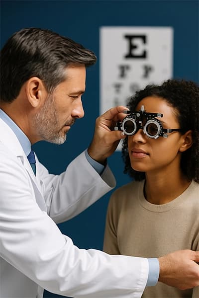 Diagnostic de l'hypermétropie : tests et contrôles complets