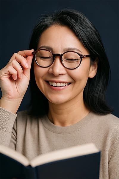 Solutions pour la presbytie : lunettes, lentilles et chirurgie